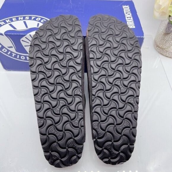 Birkenstock Arizona Soft Footbed Velvet Gray Suede EU 43 Men US 10- 10.5 Regular - Picture 7 of 10